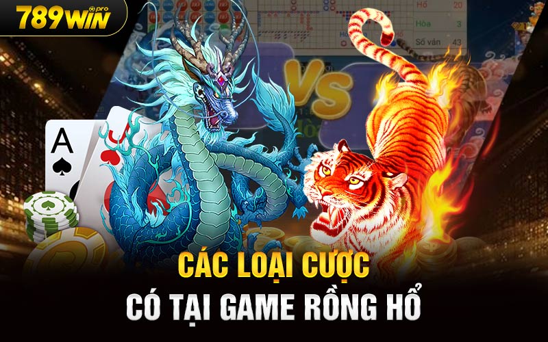 Các loại cược có tại game rồng hổ