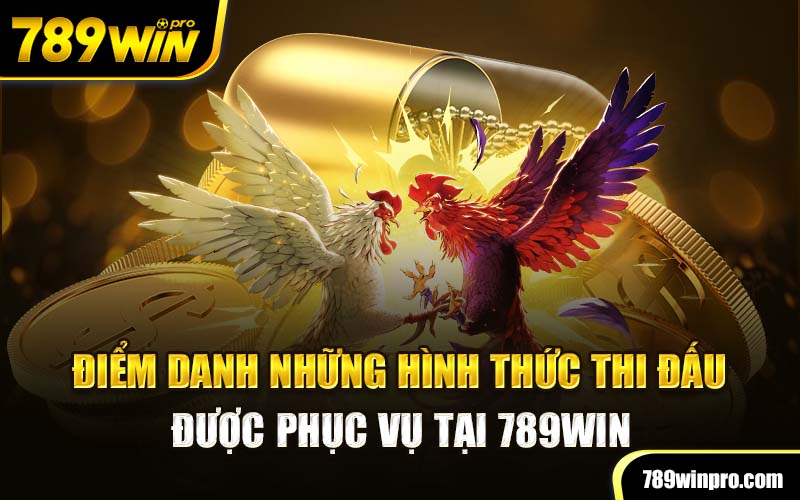 Điểm danh những hình thức thi đấu được phục vụ tại 789Win