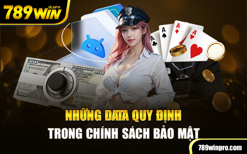 Những data quy định trong chính sách bảo mật